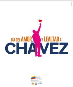 08 dic Día del Amor y Lealtad a Chavez